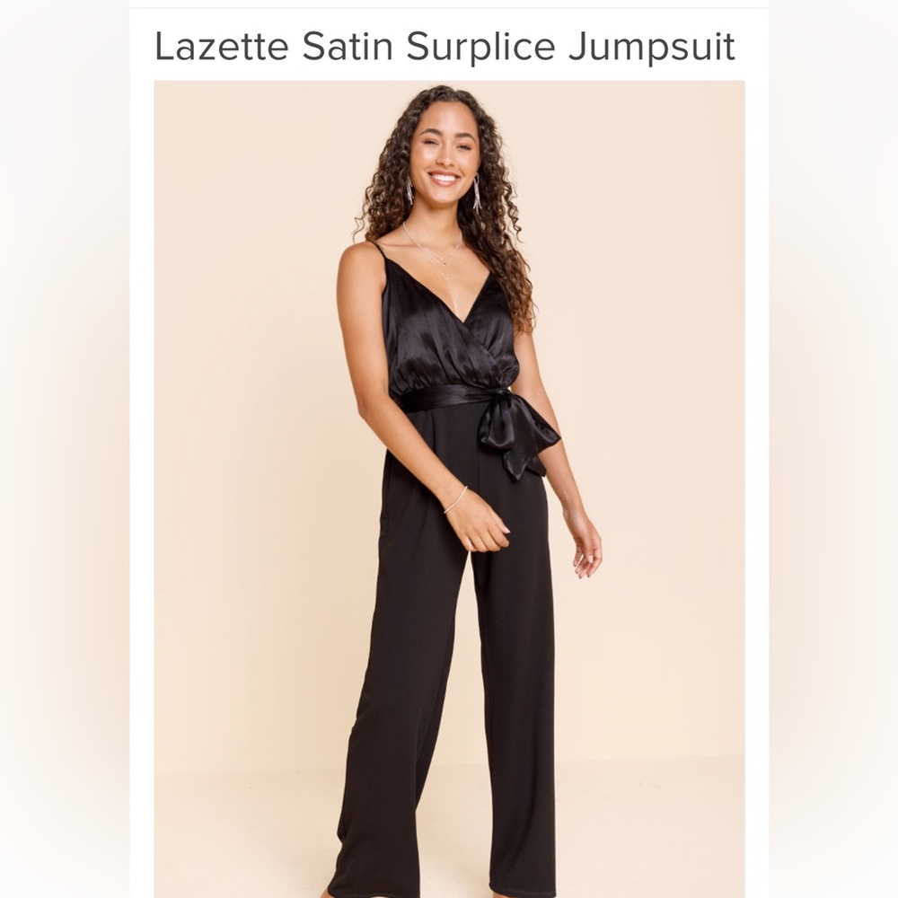 Francesca’s Black Jumpsuit